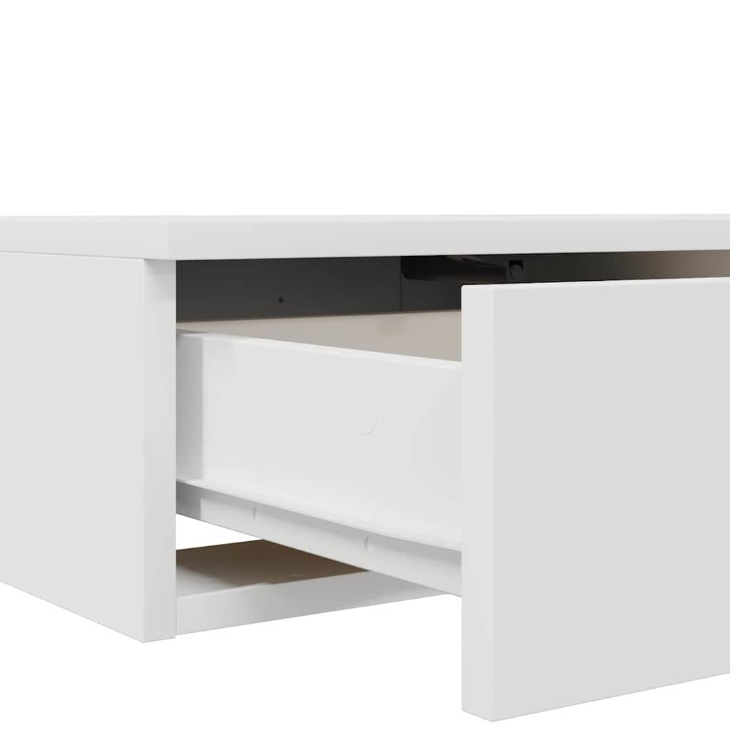 vidaXL Bed Drawers White 150 x 36.5 x 16.5 cm Engineered Wood
