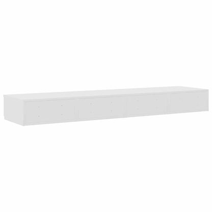 vidaXL Bed Drawers White 150 x 36.5 x 16.5 cm Engineered Wood
