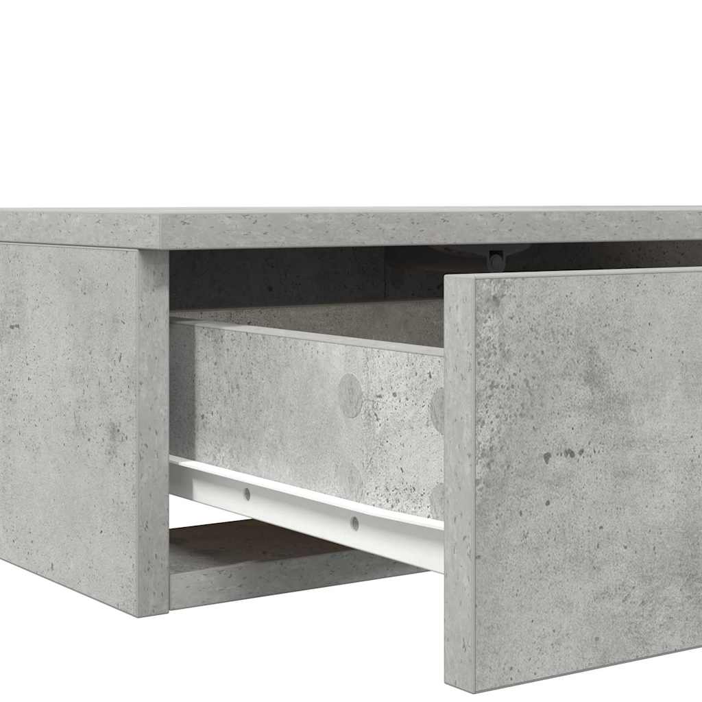 vidaXL Bed Drawers Concrete Grey 150 x 36.5 x 16.5 cm Engineered Wood