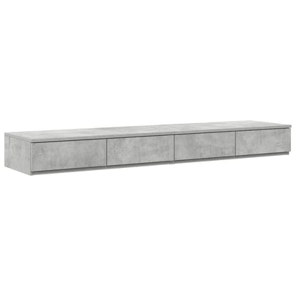 vidaXL Bed Drawers Concrete Grey 150 x 36.5 x 16.5 cm Engineered Wood