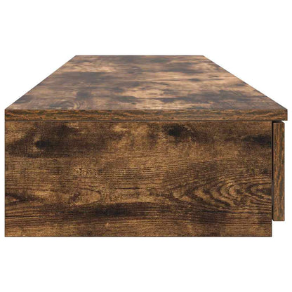 vidaXL Bed Drawers Smoked Oak 150 x 36.5 x 16.5 cm Engineered Wood