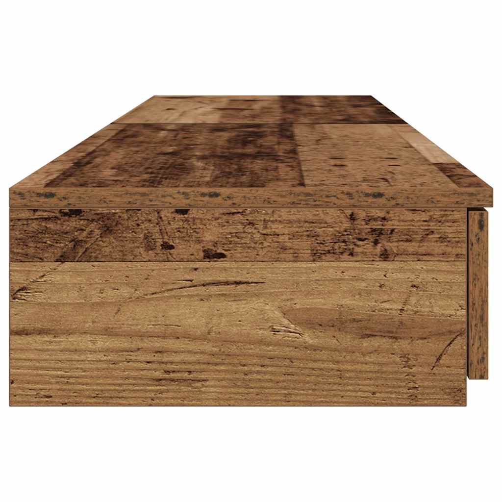 vidaXL Bed Drawers Old Wood 150 x 36.5 x 16.5 cm Engineered Wood