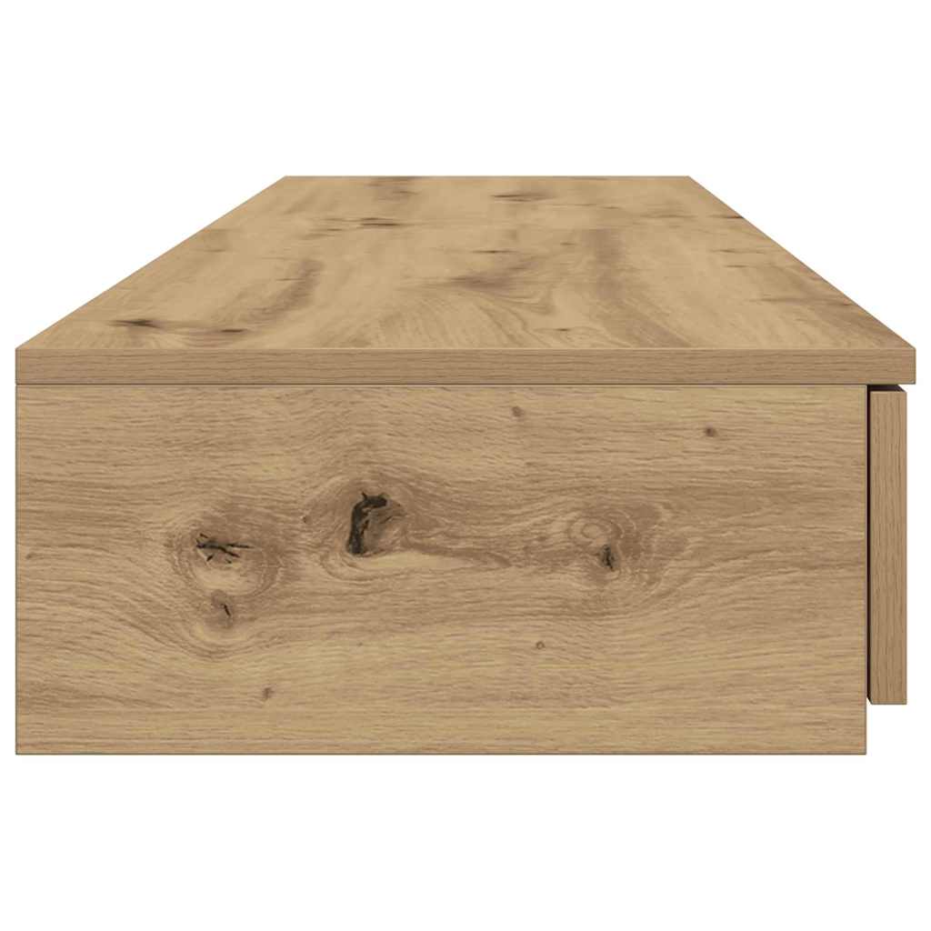 vidaXL Bed Drawers Artisan Oak 150 x 36.5 x 16.5 cm Engineered Wood