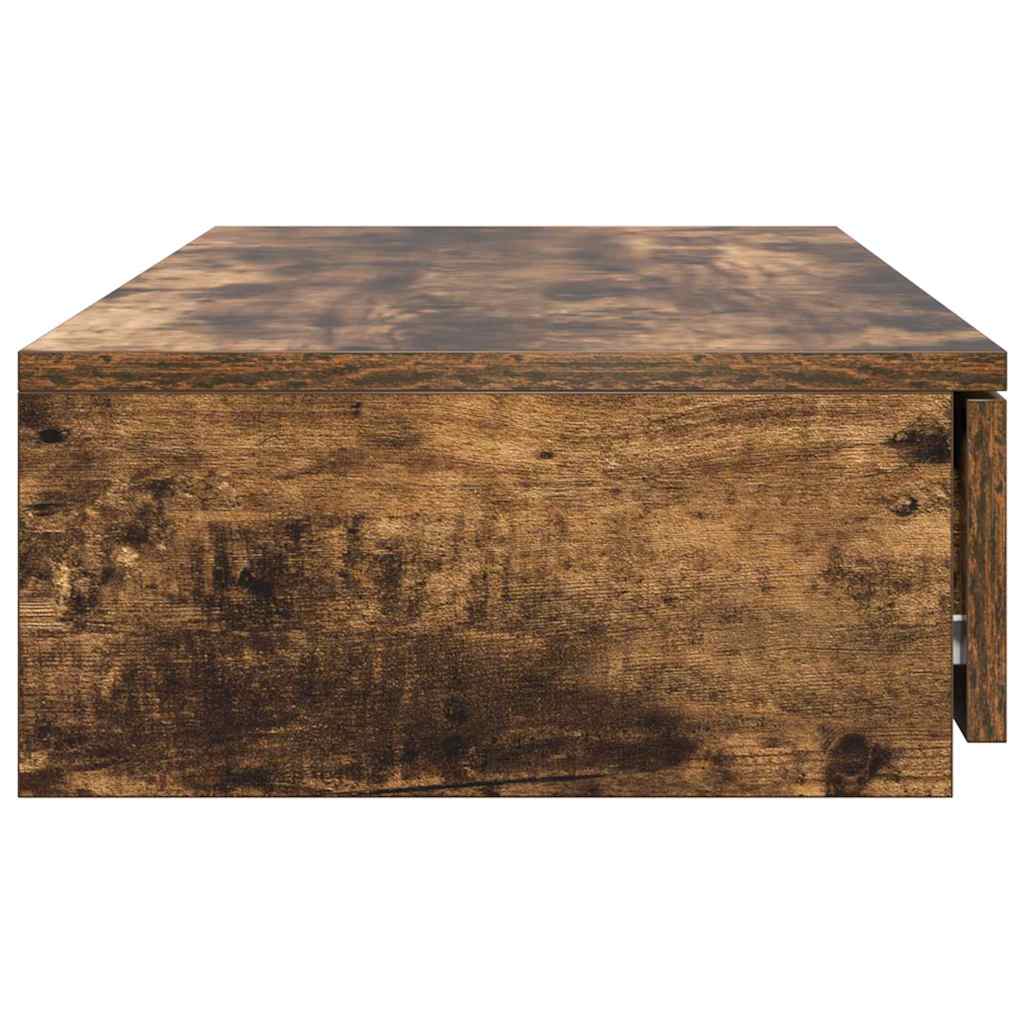 vidaXL Bed Drawers Smoked Oak 75 x 36.5 x 16.5 cm Engineered Wood