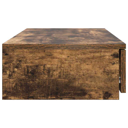 vidaXL Bed Drawers Smoked Oak 75 x 36.5 x 16.5 cm Engineered Wood