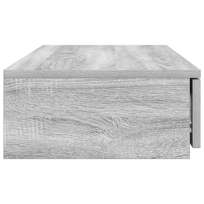 vidaXL Bed Drawers Grey Sonoma 75 x 36.5 x 16.5 cm Engineered Wood