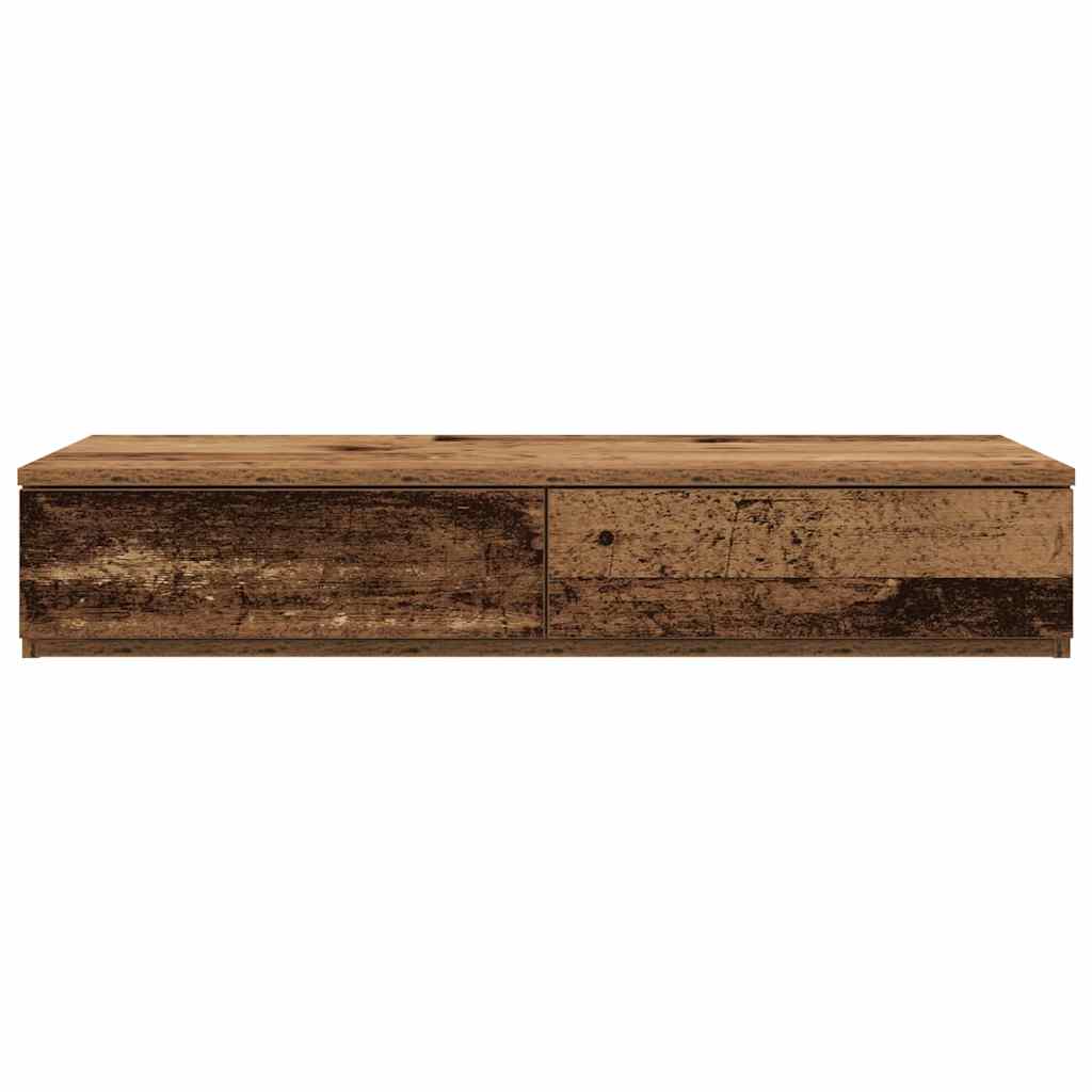 vidaXL Bed Drawers Old Wood 75 x 36.5 x 16.5 cm Engineered Wood