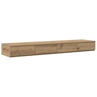 vidaXL Bed Drawers Artisan Oak 160 x 36.5 x 16.5 cm Engineered Wood