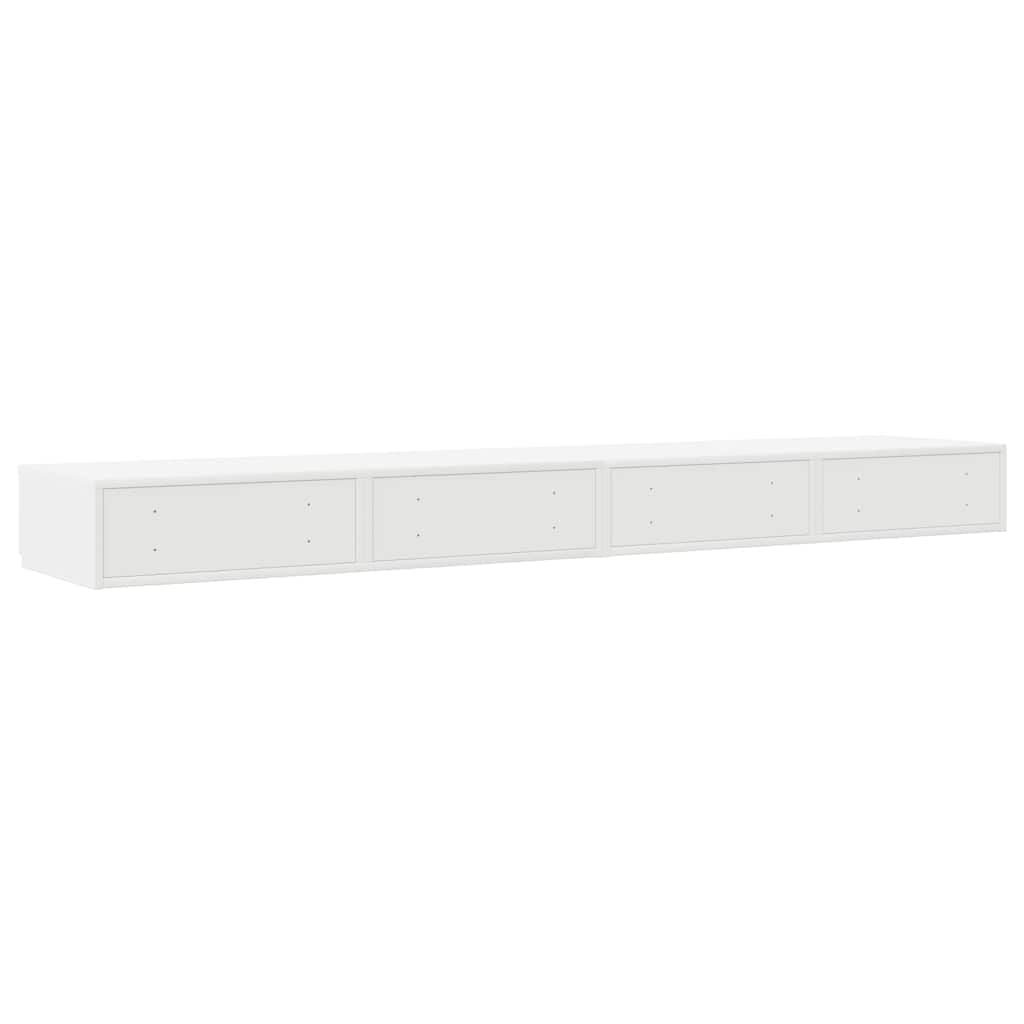 vidaXL Bed Drawers White 180 x 36.5 x 16.5 cm Engineered Wood