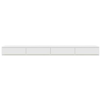 vidaXL Bed Drawers White 180 x 36.5 x 16.5 cm Engineered Wood