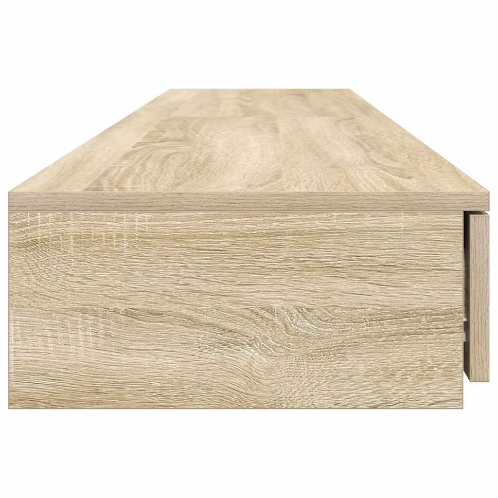 vidaXL Bed Drawers Sonoma Oak 180 x 36.5 x 16.5 cm Engineered Wood