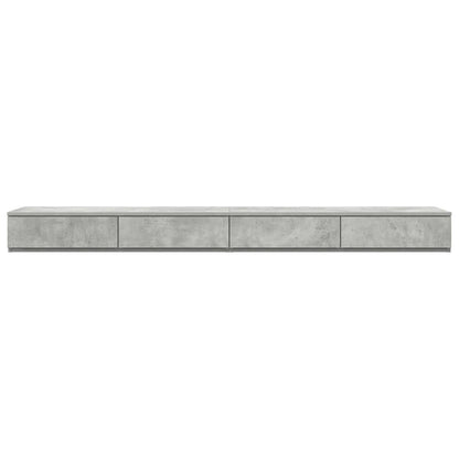vidaXL Bed Drawers Concrete Grey 180 x 36.5 x 16.5 cm Engineered Wood