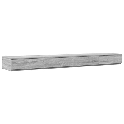 vidaXL Bed Drawers Grey Sonoma 180 x 36.5 x 16.5 cm Engineered Wood