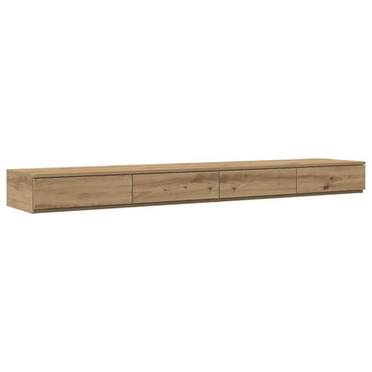 vidaXL Bed Drawers Artisan Oak 180 x 36.5 x 16.5 cm Engineered Wood