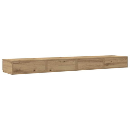 vidaXL Bed Drawers Artisan Oak 180 x 36.5 x 16.5 cm Engineered Wood