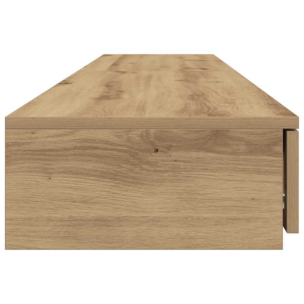 vidaXL Bed Drawers Artisan Oak 180 x 36.5 x 16.5 cm Engineered Wood