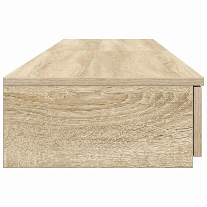 vidaXL Bed Drawers Sonoma Oak 135 x 36.5 x 16.5 cm Engineered Wood