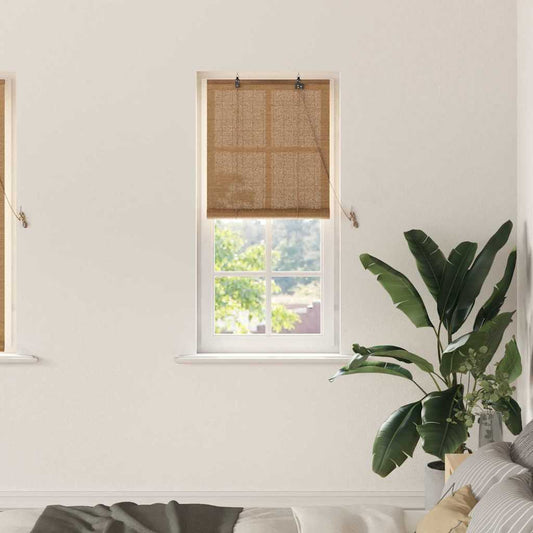 vidaXL Roller Blind Brown 60 x 160 cm Bamboo