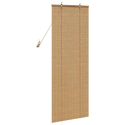 vidaXL Roller Blind Brown 60 x 160 cm Bamboo