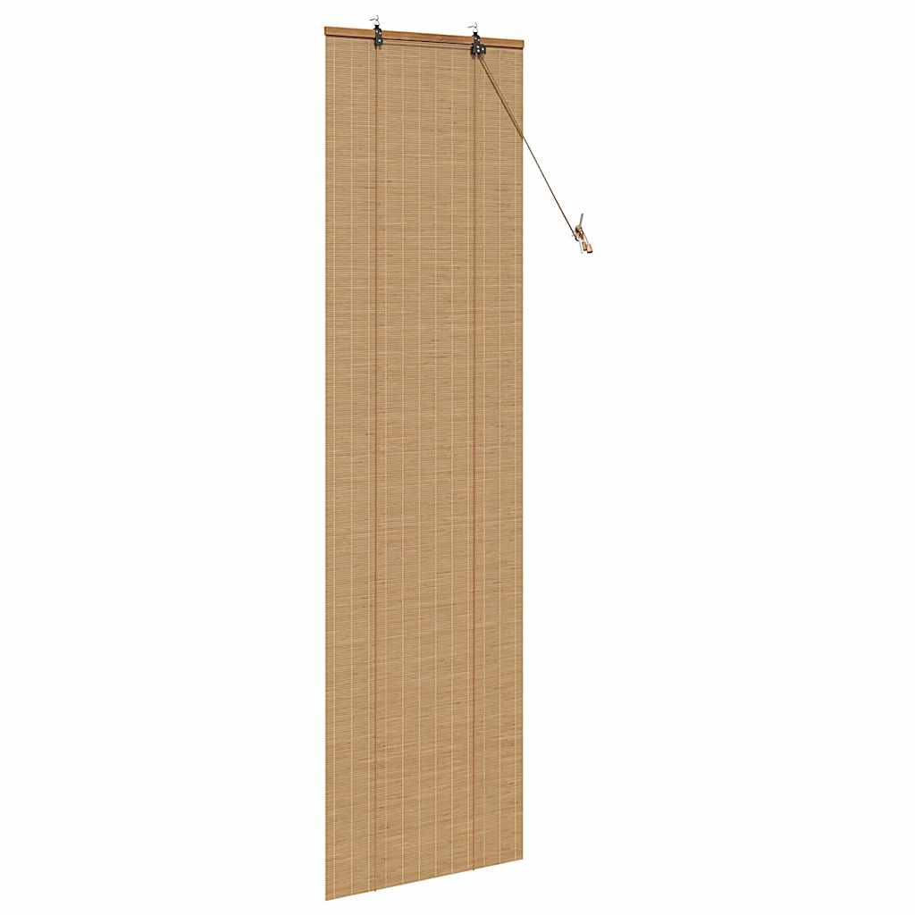 vidaXL Roller Blind Brown 60 x 220 cm Bamboo