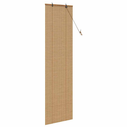 vidaXL Roller Blind Brown 60 x 220 cm Bamboo