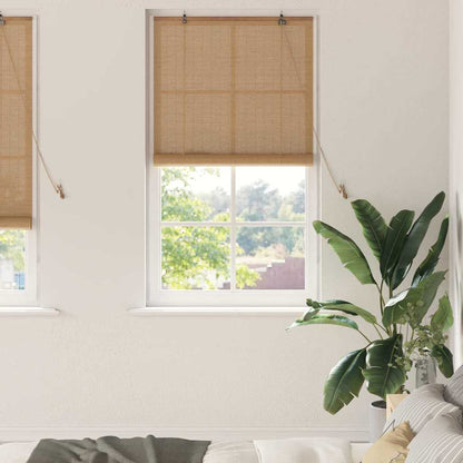 vidaXL Roller Blind Brown 80 x 220 cm Bamboo