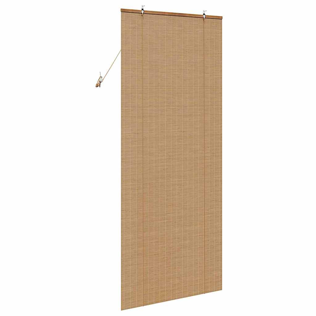 vidaXL Roller Blind Brown 80 x 220 cm Bamboo
