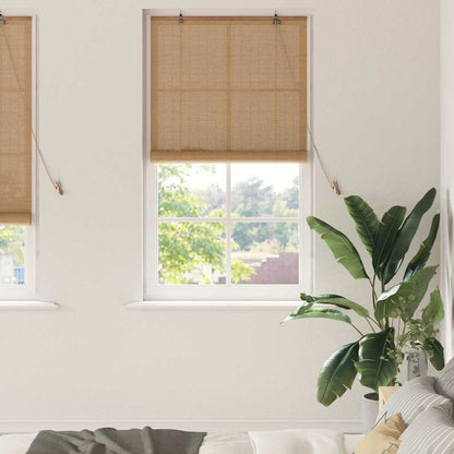 vidaXL Roller Blind Brown 90 x 220 cm Bamboo