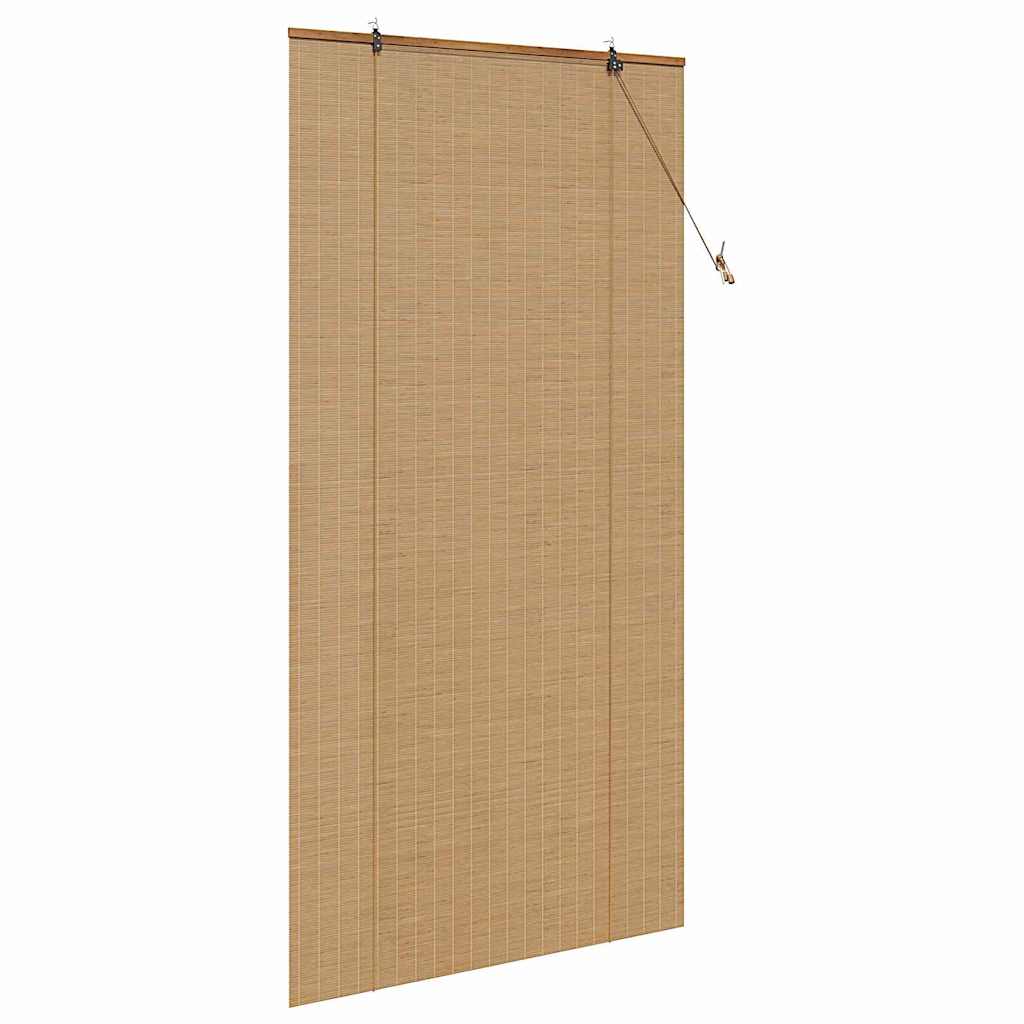 vidaXL Roller Blind Brown 100 x 220 cm Bamboo