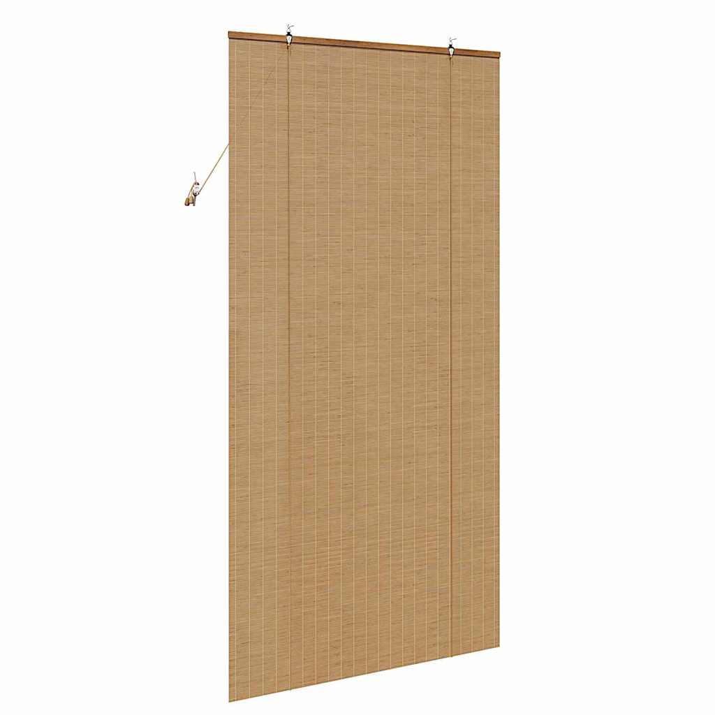 vidaXL Roller Blind Brown 100 x 220 cm Bamboo