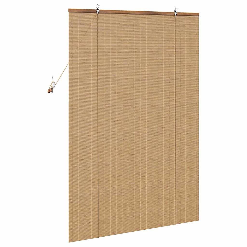 vidaXL Roller Blind Brown 110 x 160 cm Bamboo