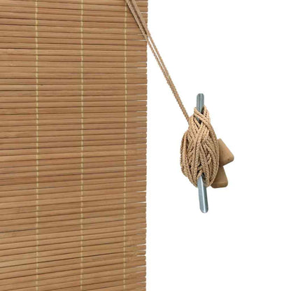 vidaXL Roller Blind Brown 120 x 160 cm Bamboo