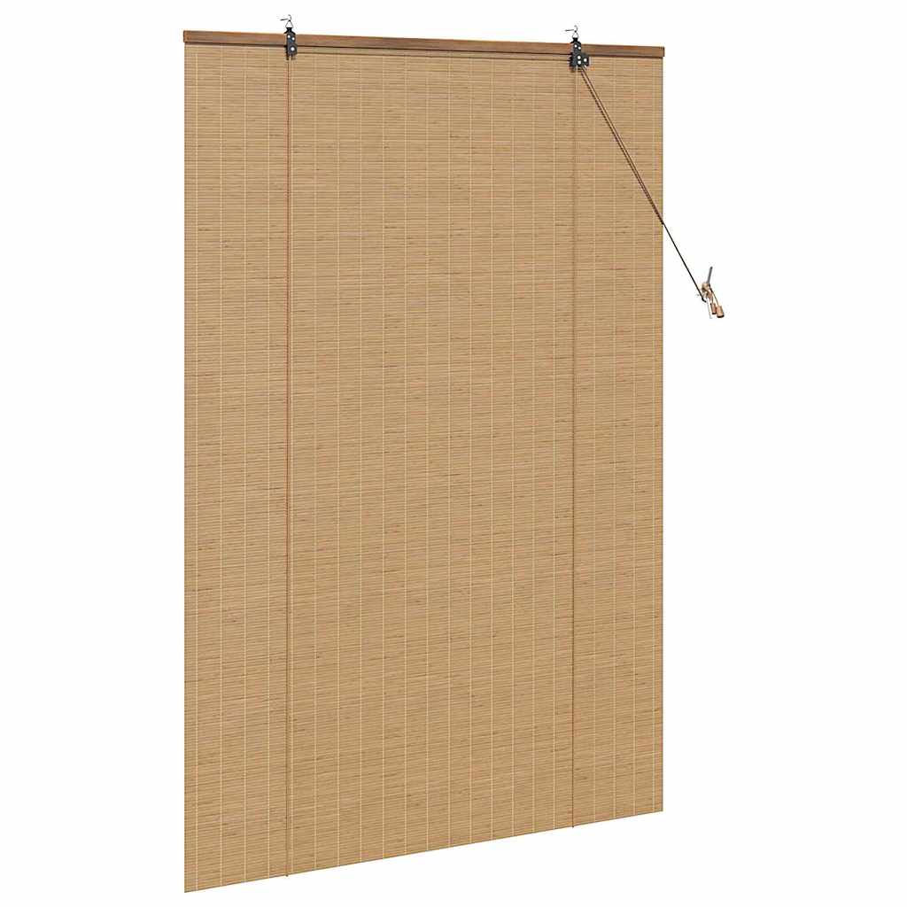 vidaXL Roller Blind Brown 120 x 160 cm Bamboo