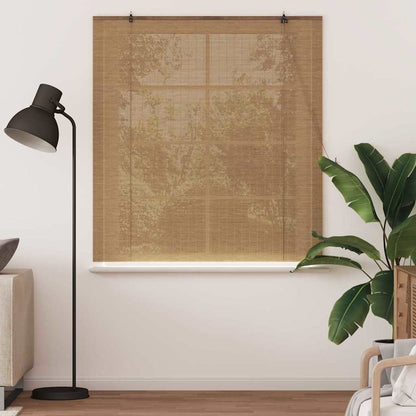 vidaXL Roller Blind Brown 150 x 160 cm Bamboo
