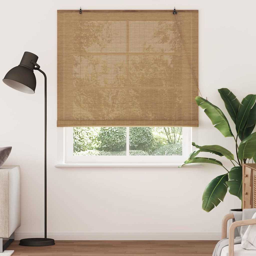 vidaXL Roller Blind Brown 150 x 220 cm Bamboo