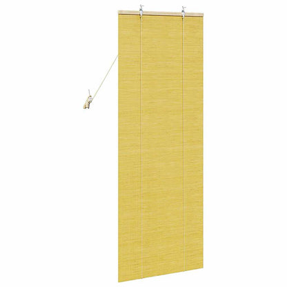 vidaXL Roller Blind Yellow 60 x 160 cm Bamboo