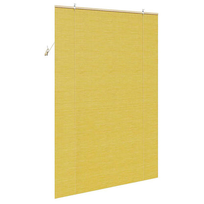 vidaXL Roller Blind Yellow 150 x 220 cm Bamboo