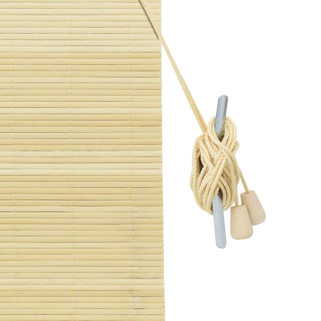 vidaXL Roller Blind Nature 80 x 220 cm Bamboo