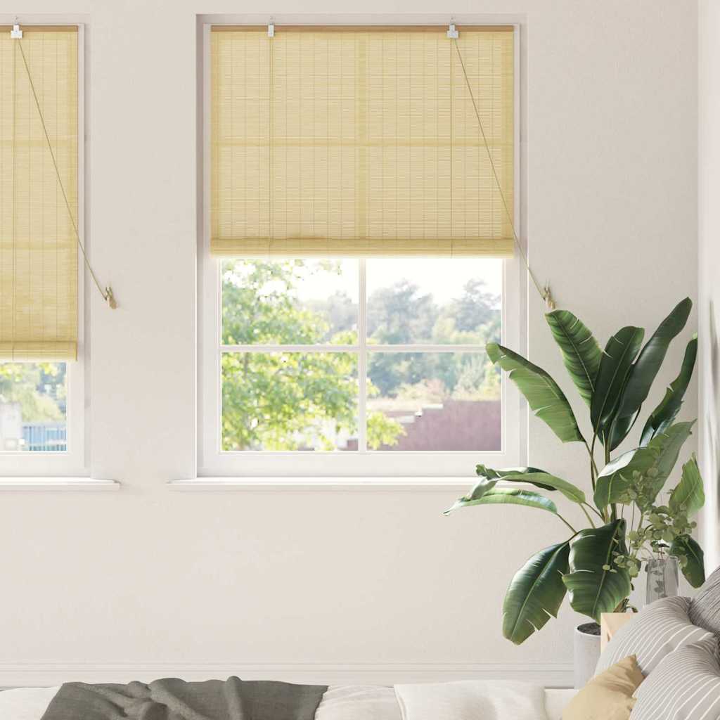 vidaXL Roller Blind Nature 100 x 220 cm Bamboo