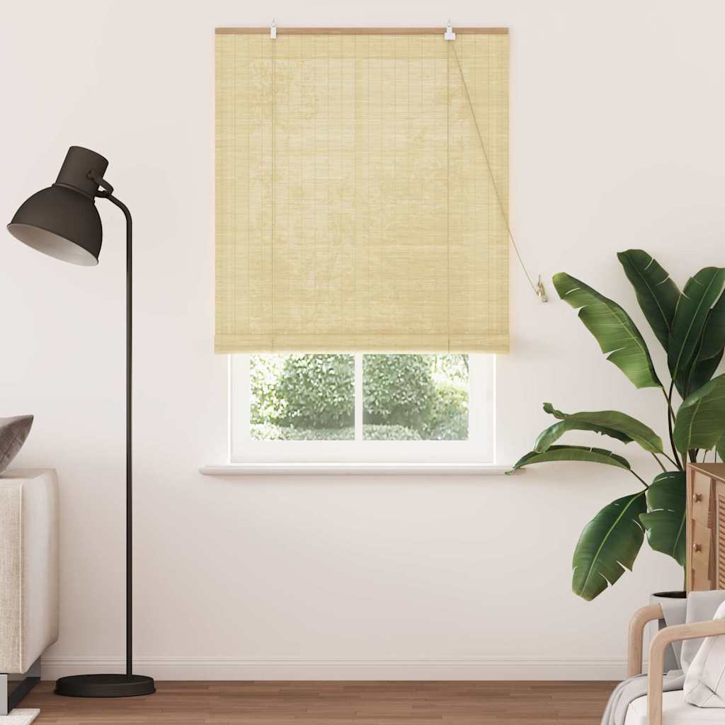vidaXL Roller Blind Nature 100 x 220 cm Bamboo