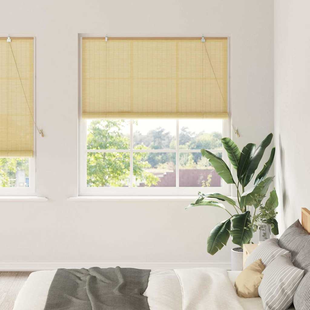 vidaXL Roller Blind Nature 140 x 220 cm Bamboo