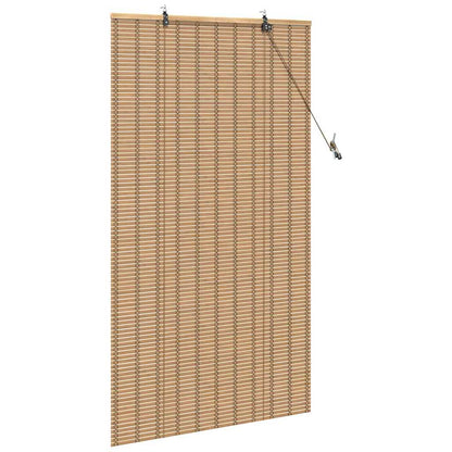 vidaXL Roller Blind Natural and Brown 80 x 160 cm Bamboo