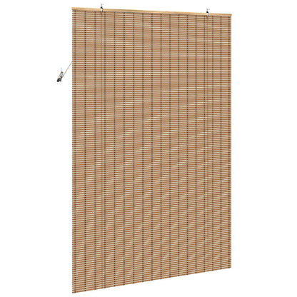 vidaXL Roller Blind Natural and Brown 150 x 220 cm Bamboo