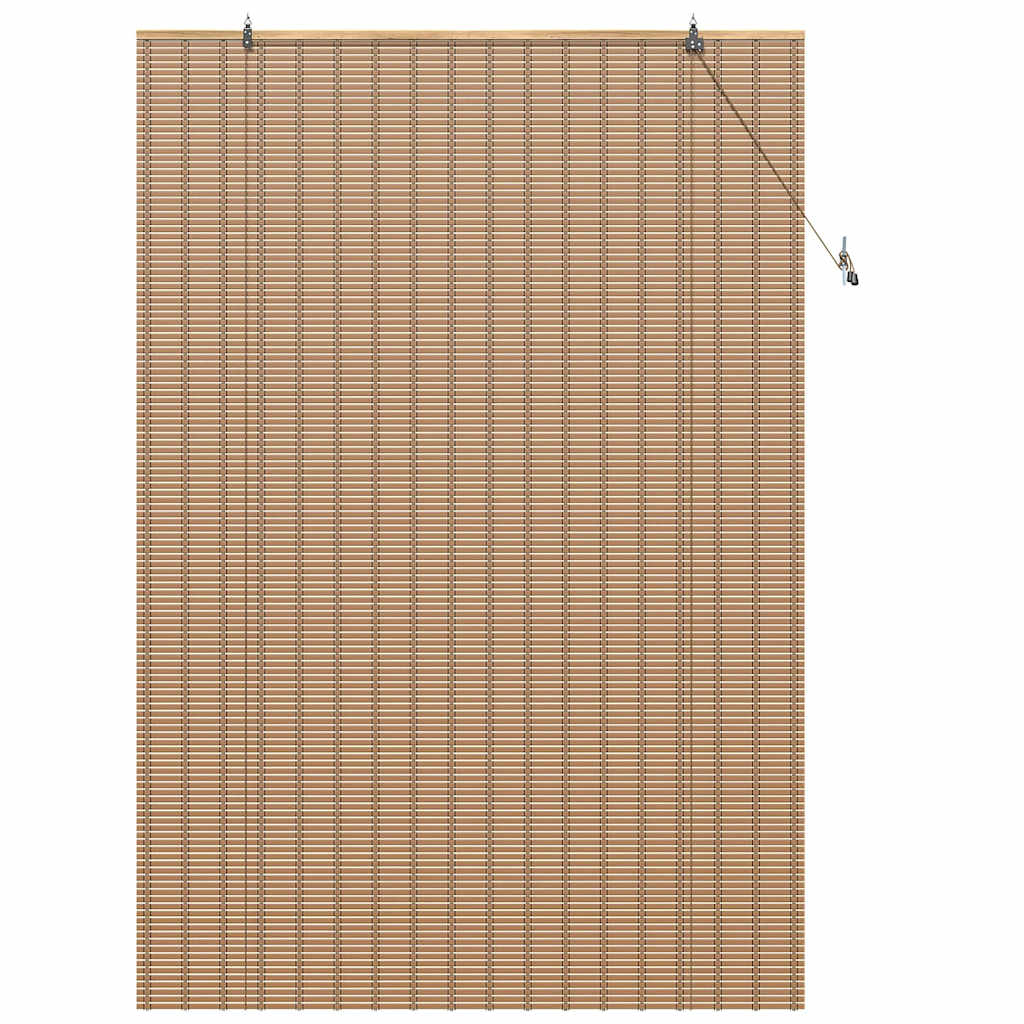 vidaXL Roller Blind Natural and Brown 150 x 220 cm Bamboo