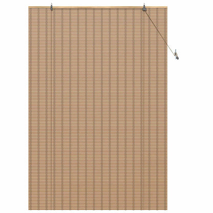 vidaXL Roller Blind Natural and Brown 150 x 220 cm Bamboo