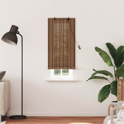 vidaXL Roller Blind Brown 60 x 220 cm Bamboo
