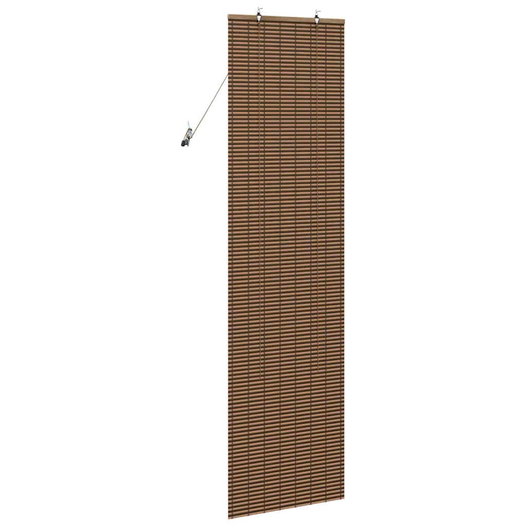vidaXL Roller Blind Brown 60 x 220 cm Bamboo