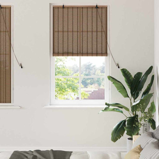 vidaXL Roller Blind Brown 80 x 160 cm Bamboo