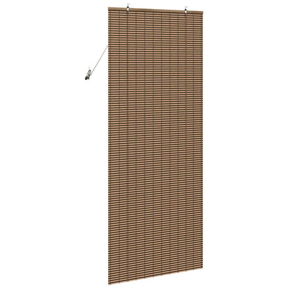 vidaXL Roller Blind Brown 80 x 220 cm Bamboo