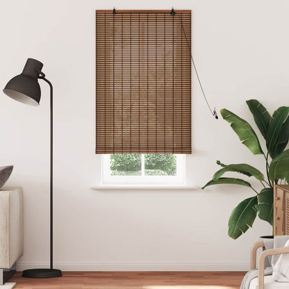 vidaXL Roller Blind Brown 90 x 220 cm Bamboo